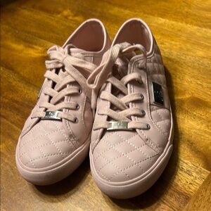 Quilted Pink Sneakers by Guess